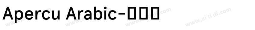 Apercu Arabic字体转换